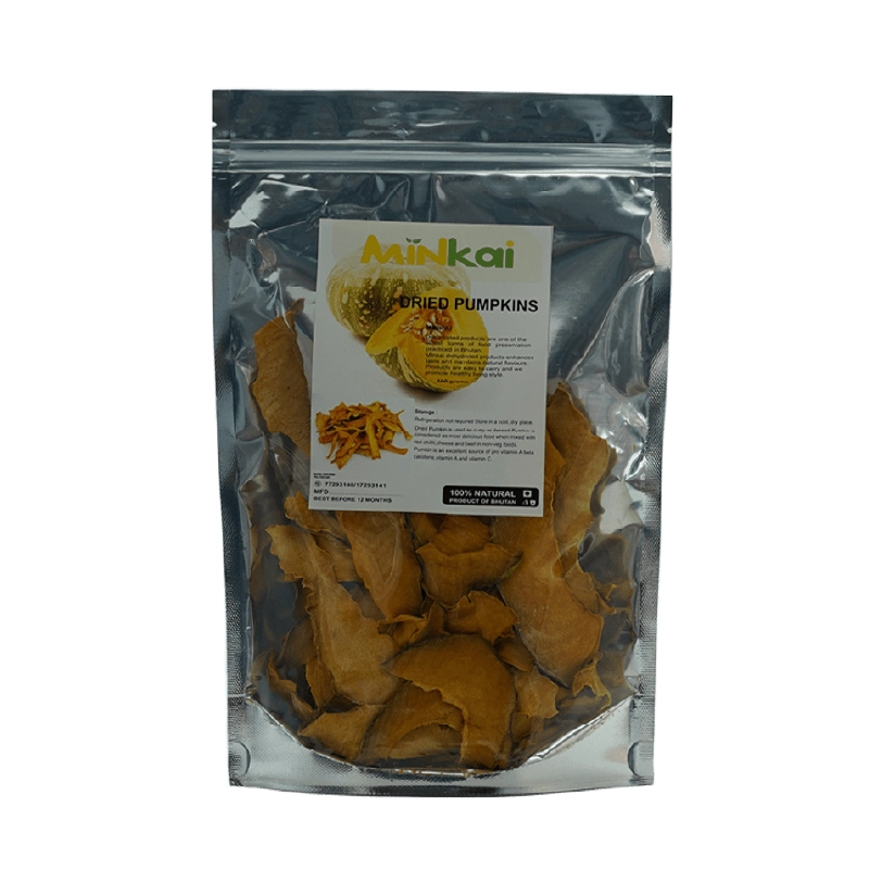 Minkai Bhutanese dried pumpkins